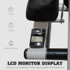 Foldable Stepper Adjustable Step Machine w/ Handlebar LCD Display, Grey HOMCOM - Image 6