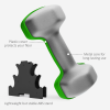 SPORTNOW Hex Dumbbells Set with Dumbbell Rack, 2 x 1kg, 2 x 2kg, 2 x 3kg - Image 6