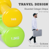10kg Colourful Dumbbell Weights Set Home Exercising Toning w/ Case Gym HOMCOM - Image 6