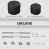 HOMCOM 20KG Adjustable Dumbbells Weight Set Hand Weight for Body Fitness - Image 6