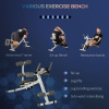 Abdominal Trainer Core Workout Exercise Foldable Adjustable Steel Frame HOMCOM - Image 6