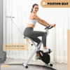 SPORTNOW Folding Exercise Bike with Heart-Rate Sensor for Home Use - Image 6
