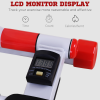 Foldable Stepper Adjustable Step Machine w/ Handlebar LCD Display, Red HOMCOM - Image 6