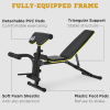 Multi-Functional Sit-Up Dumbbell Weight Bench w/ Adjustable Height for Home Gym - Image 6