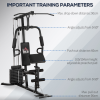 Multifunction Home Gym Machine with 45kg Weight Stack, for Full Body Workout - Image 6
