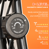 2-In-1 Upright Exercise Bike 8-Level Adjustable with Pulse Sensor Red - Image 6