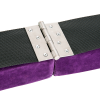 HOMCOM Balance Beam Trainer Fold Performance Gymnastics Suede Purple 2.4M Home - Image 7