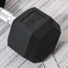 15KG Single Rubber Hex Dumbbell Portable Hand Weights Home Gym HOMCOM - Image 7