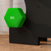 SPORTNOW Hex Dumbbells Set with Dumbbell Rack, 2 x 1kg, 2 x 2kg, 2 x 3kg - Image 7