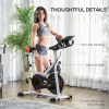 8kg Flywheel Exercise Bike w/ Adjustable Height/Resistance LCD Monitor HOMCOM - Image 7
