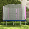 SPORTNOW 10ft Trampoline Net Replacement Safety Net with Zipped Door - Image 8