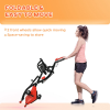 2-In-1 Upright Exercise Bike 8-Level Adjustable with Pulse Sensor Red - Image 7