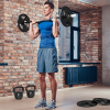 120cm EZ Curl Bar with Spring Clips, Barbell Bar for 5cm Weight Plates, 8kg - Image 7