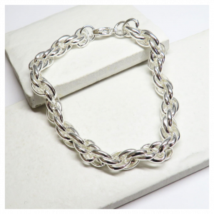 Twisted Silver Bracelet