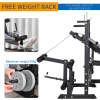 Multi-Exercise Full-Body Weight Bench with Bench Press & Leg Extension HOMCOM - Image 8