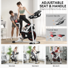 8kg Flywheel Exercise Bike w/ Adjustable Height/Resistance LCD Monitor HOMCOM - Image 8