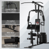 Multifunction Home Gym Machine with 45kg Weight Stack, for Full Body Workout - Image 8