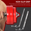 Adjustable 30KGS Barbell & Dumbbell Set Ergonomic Fitness Exercise in Home Gym - Image 8