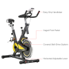 HOMCOM Exercise Bike 10KG Flywheel Cycling w/ Adjustable Resistance LCD Display - Image 8