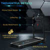 1.85HP Foldable Electric Treadmill Fitness Safety Lock LED screen-Black HOMCOM - Image 8
