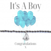 It's A Boy Bracelet - Balloon Gift Card - Image 3