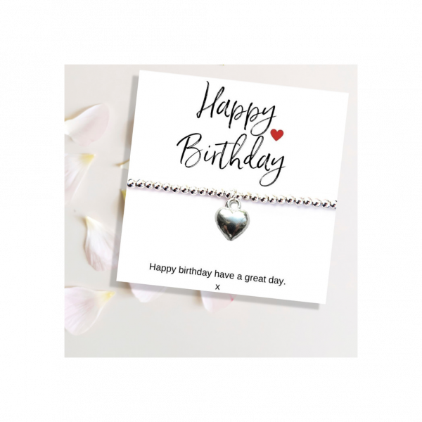 Happy Birthday Bracelet - Message Card