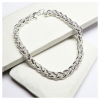 Pleated Silver Bracelet - Image 2