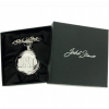 Jakob Strauss DAD Classic Silver Tone & 12 Inch Brass Chain Pocket Watch - CLEARANCE NEEDS RE-BATTERY - Image 3