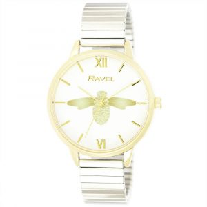 Ravel Women's Moth Design Dial Bracelet Watch RF009.1