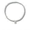 21st Birthday Cubic Zirconia Silver Bracelet & Gold Balloons Mini Gift Hamper - Image 2