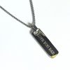 Personalised Men's Long Bar Medium Chain Necklace - Image 3