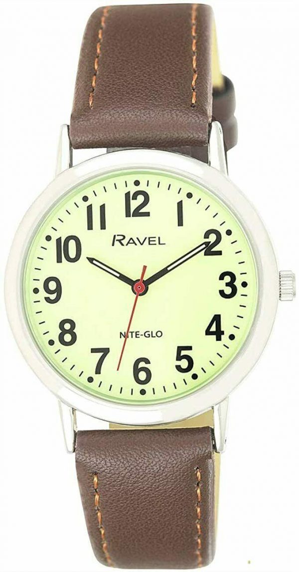 Ravel Mens Basic in The Dark Luminous Dial Watch R.GL.02