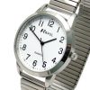 Ravel Mens Bold Number White Dial Gold Expander Bracelet Watch R0232.21.1 - Image 2