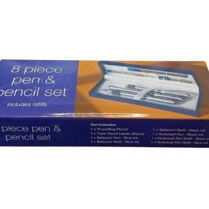 DSL 8pc Pen & Pencil Set Box (Includes Refills)