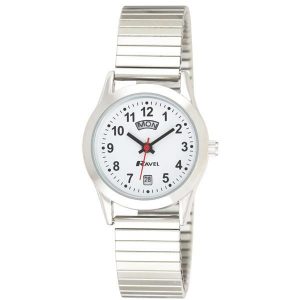 Ravel Womens Day Date Expander Silver Watch R0706.20.2EX