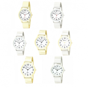 Ravel Men's Bold Number Expander Bracelet Watch R0232G
