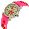 Relda Children's Analogue 3D Red Butterfly Neon Pink Silicone Strap Girl's Watch REL43 - Image 2