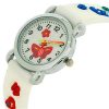 Relda Children's Analogue 3D Multicolor Butterfly White Silicone Strap Girl's Watch REL40 - Image 2