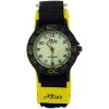 Relda Children's Analogue Nite-Glo Quartz Luminous Dial Yellow & Black Velcro Strap Girls/Boy Watch REL59 - Image 4