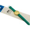 Relda Women Analogue Jumbo Gold tone Dial & Leather Green Strap With Buckle REL60 - Image 3