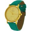 Relda Women Analogue Jumbo Gold tone Dial & Leather Green Strap With Buckle REL60 - Image 2