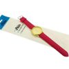 Relda Women Analogue Jumbo Gold tone Dial & Leather Pink Strap With Buckle REL61 - Image 4