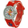 Relda Children's Analogue 3D Flying Aeroplane Red Silicone Strap Boy's Watch REL44 - Image 3