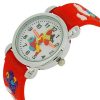 Relda Children's Analogue 3D Flying Aeroplane Red Silicone Strap Boy's Watch REL44 - Image 2