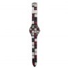 Relda Ladies Analogue Black & White Silicone Strap Watch REL99 - Image 2