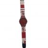 Relda Ladies Analogue Brown Star Silicone Strap Watch REL98 - Image 2