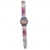 Relda Ladies Analogue Flowers Silicone Strap Watch REL100 - Image 2