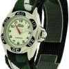 Relda Kids Nite-Glo Luminous Dial Green Camouflage Army Easy Fasten Watch REL64 - Image 4