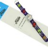 Relda Children's Big Number Analog Spiders & Web On Purple Silicone Strap Girl's Watch REL103 - Image 2