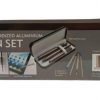 DSL Instyle 7pc Black/Blue Ink Pen & Refills Anodized Aluminium Black Case Pen Set Box 2799B - Image 3